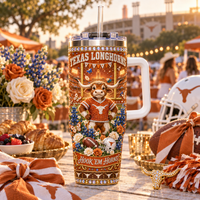 Texas Rhinestone 40oz Tumbler