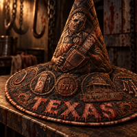 Texas Slaughter Quilted Witch Hat