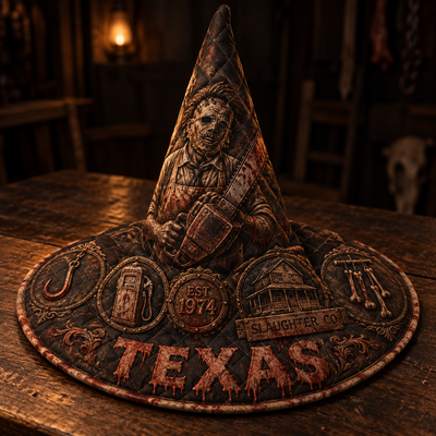 Texas Slaughter Quilted Witch Hat