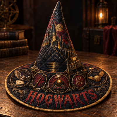 Wizard Express Quilted Witch Hat