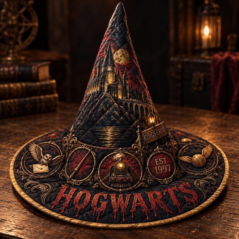 Wizard Express Quilted Witch Hat